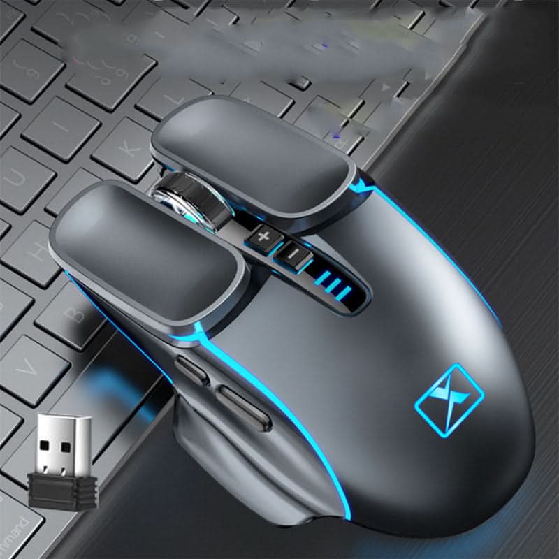Souris sans fil rechargeable – design minimaliste, 6 boutons, 3500 DPI