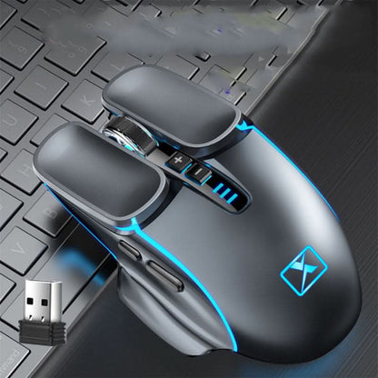 Souris sans fil rechargeable – design minimaliste, 6 boutons, 3500 DPI