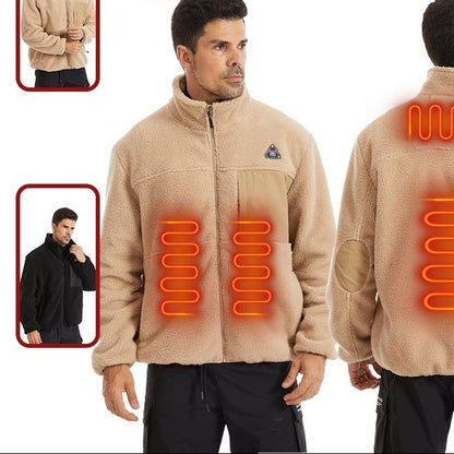 Manteau chauffant intelligent Manteau chauffant électrique à trois commandes et quatre zones