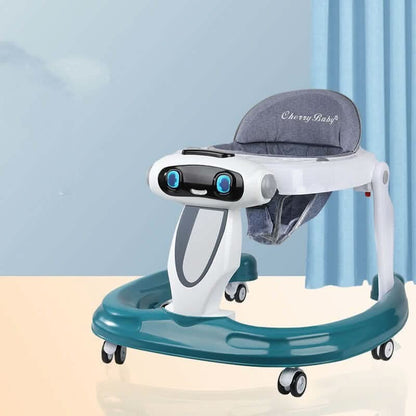 Multifunctional anti-rollover baby and child walker