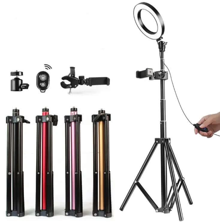 Ring light avec trépied et support pour smartphone Les Visionnaires