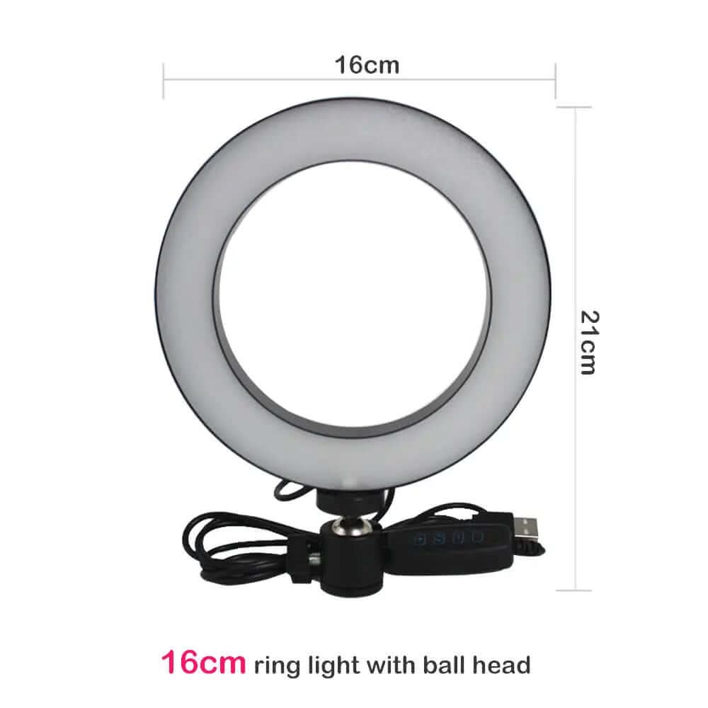 Ring light avec trépied et support pour smartphone Les Visionnaires