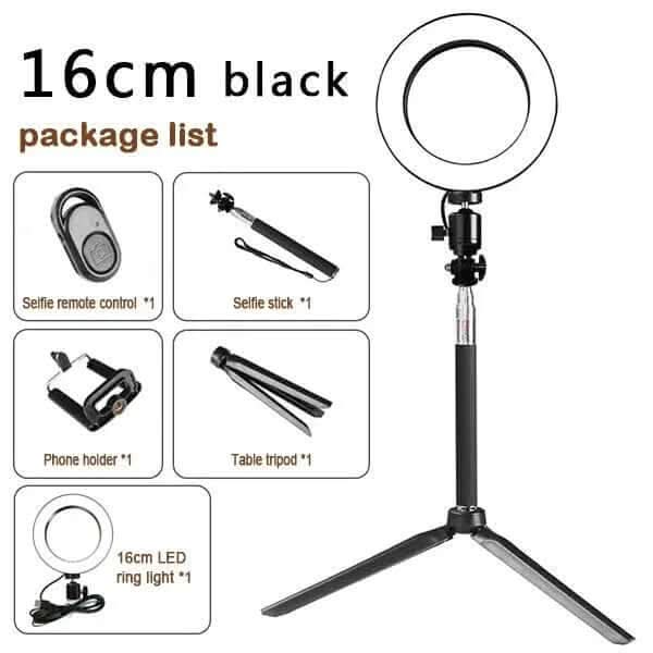 Ring light avec trépied et support pour smartphone Les Visionnaires