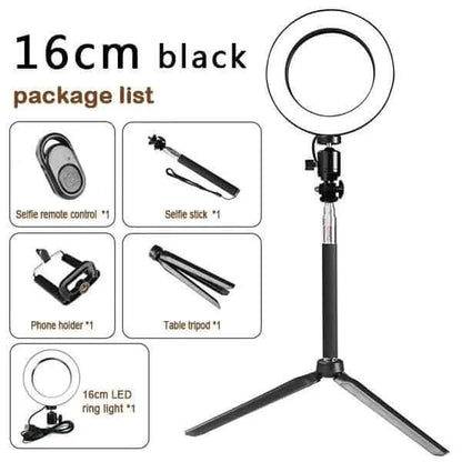 Ring light avec trépied et support pour smartphone Les Visionnaires