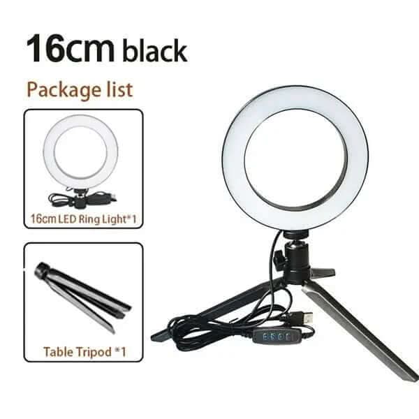 Ring light avec trépied et support pour smartphone Les Visionnaires