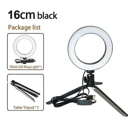Ring light avec trépied et support pour smartphone Les Visionnaires