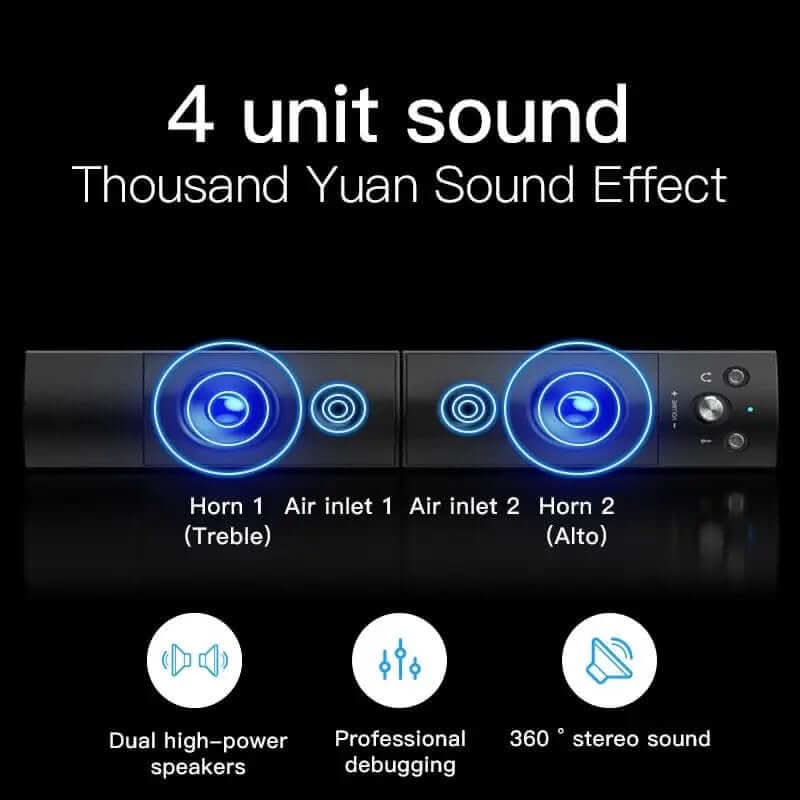 Mini haut-parleur avec subwoofer Les Visionnaires