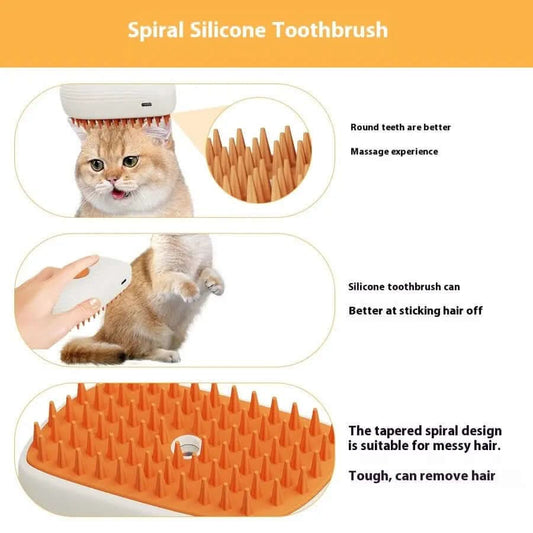 brosse à vapeur rechargeable pour animaux de compagie Les Visionnaires