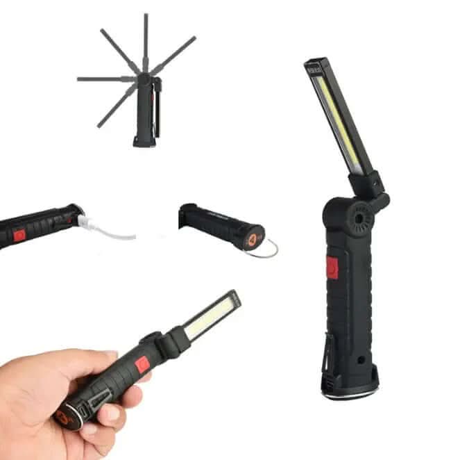 Lampe Torche Tactique LED COB Rechargeable USB Les Visionnaires