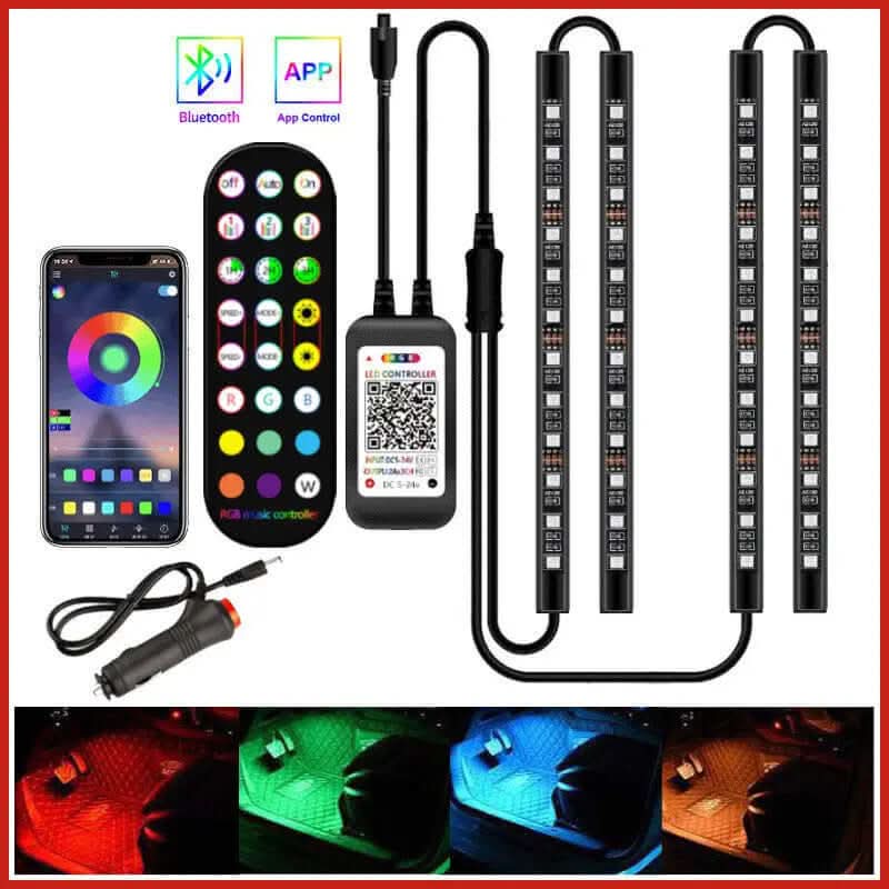 Bande lumineuse LED RGB pour intérieur de voiture Les Visionnaires