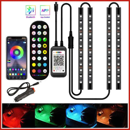 Bande lumineuse LED RGB pour intérieur de voiture Les Visionnaires