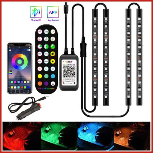 Bande lumineuse LED RGB pour intérieur de voiture Les Visionnaires