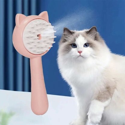 Brosse de nettoyage avec brumisateur pour animaux Les Visionnaires
