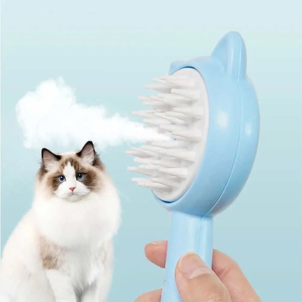 Brosse de nettoyage avec brumisateur pour animaux Les Visionnaires