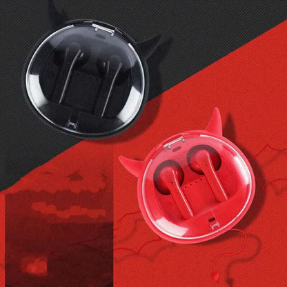 Casque Bluetooth sans fil Macaron Red TWS5.0 Les Visionnaires
