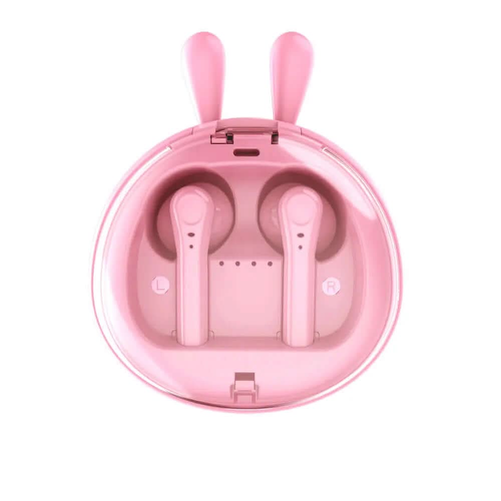Casque Bluetooth sans fil Macaron Red TWS5.0 Les Visionnaires