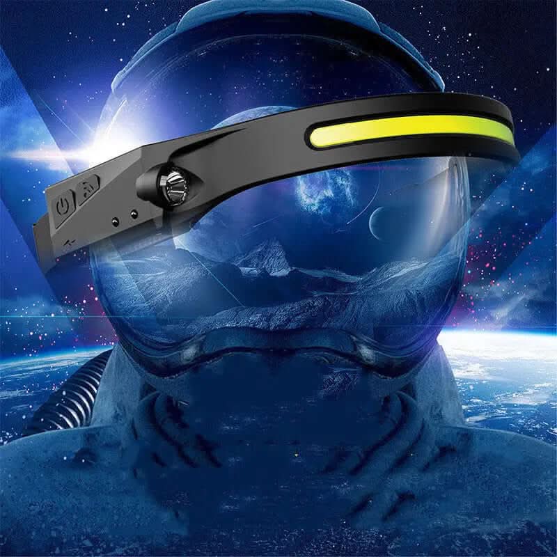 Lampe frontale COB LED à induction Les Visionnaires