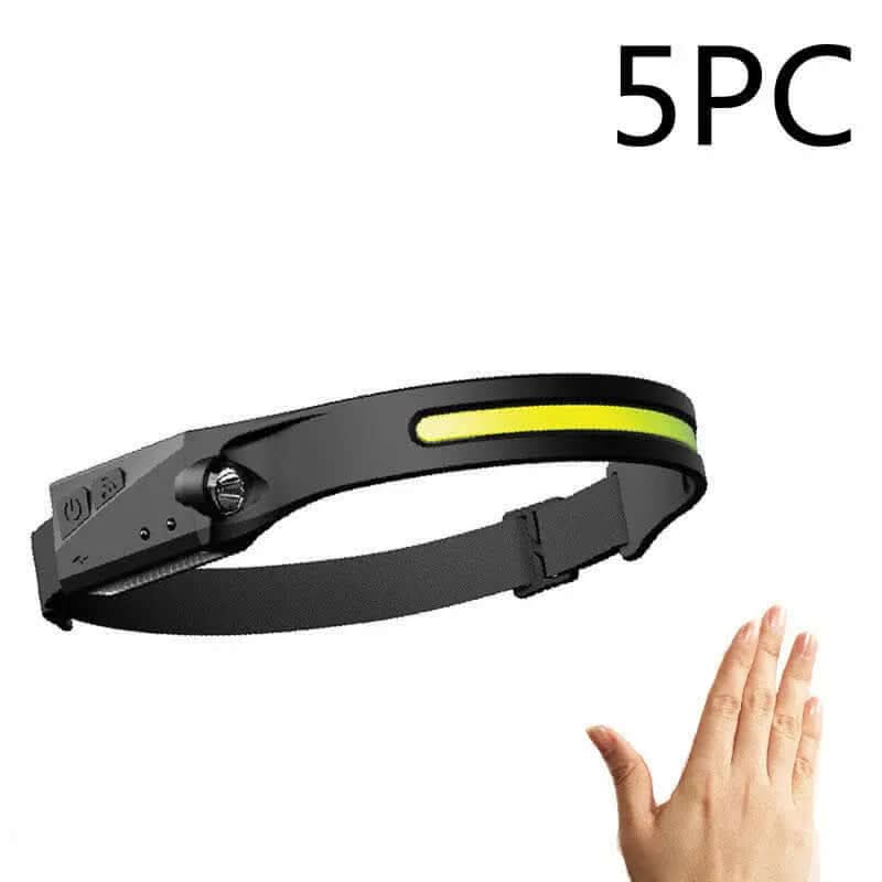 Lampe frontale COB LED à induction Les Visionnaires