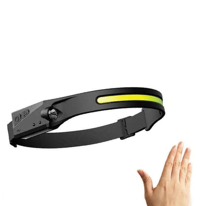 Lampe frontale COB LED à induction Les Visionnaires