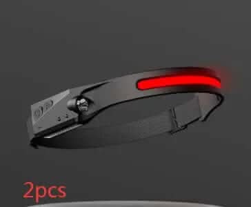 Lampe frontale COB LED à induction Les Visionnaires