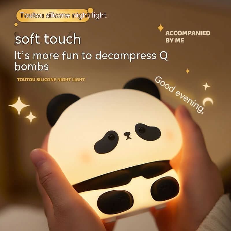 Veilleuse LED Panda en silicone Les Visionnaires