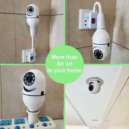 CAMÉRA WiFi 1080P Ampoule Caméra avec Zoom 4X E27 5GWiFi Les Visionnaires