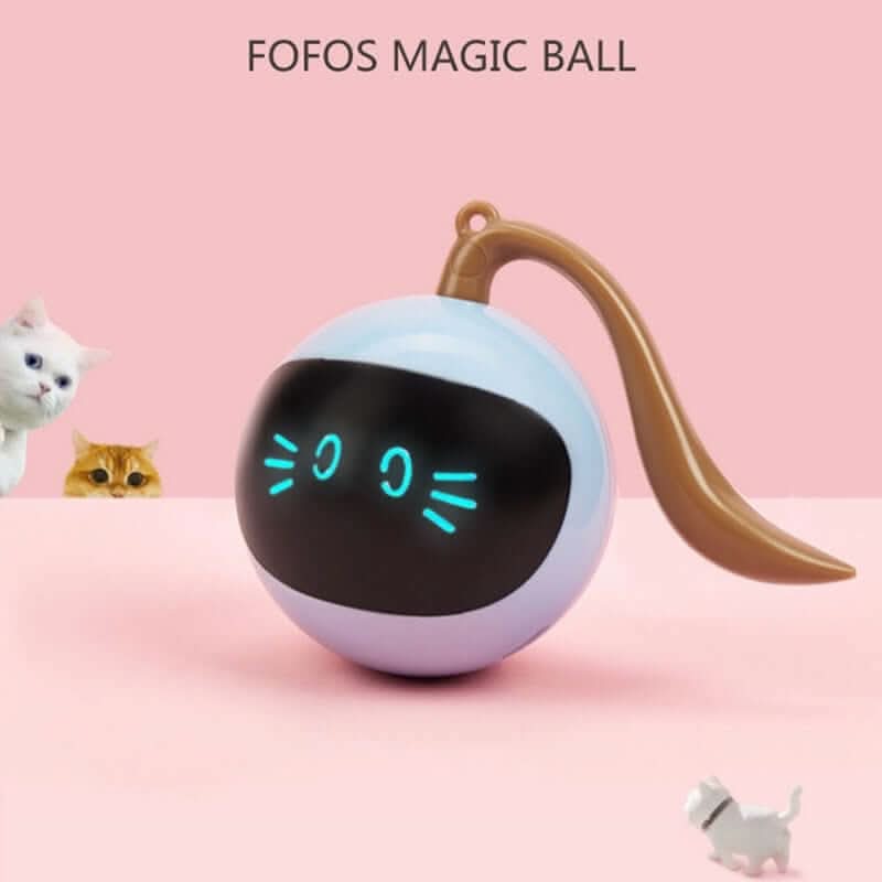 Balle rotative LED colorée interactive Pet Smart Les Visionnaires