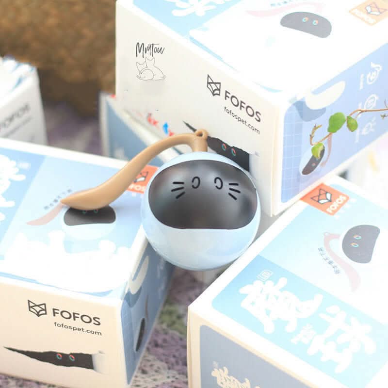 Balle rotative LED colorée interactive Pet Smart Les Visionnaires
