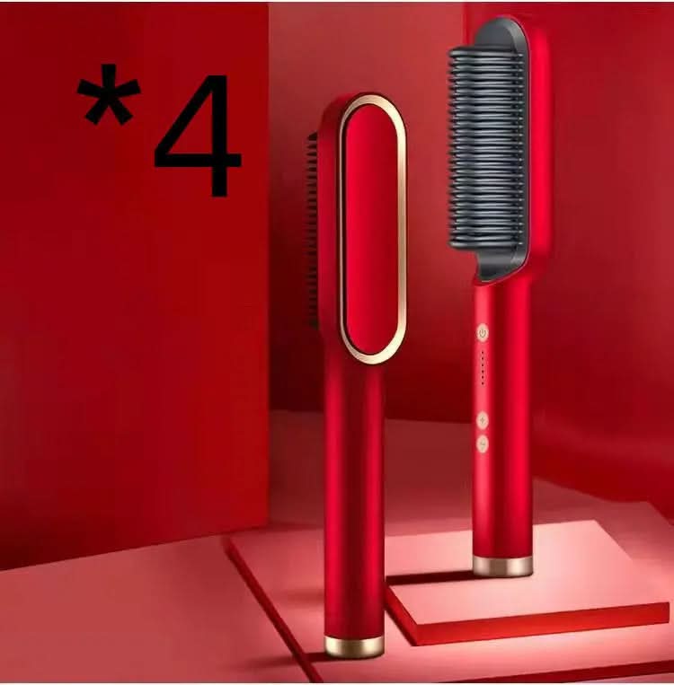 Nouveau fer à lisser 2 en 1, peigne chauffant, fer à friser à ions négatifs Les Visionnaires