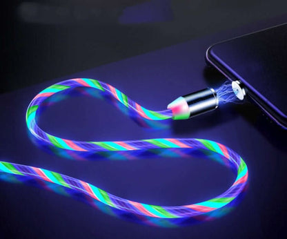 Câble de données magnétique Flowing Light Les Visionnaires