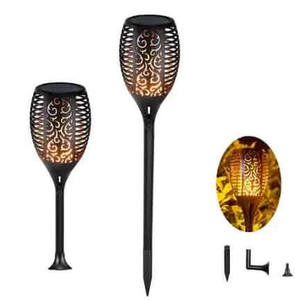 Lampe torche solaire LED étanche pour extérieur, décoration de paysage, jardin et pelouse Les Visionnaires