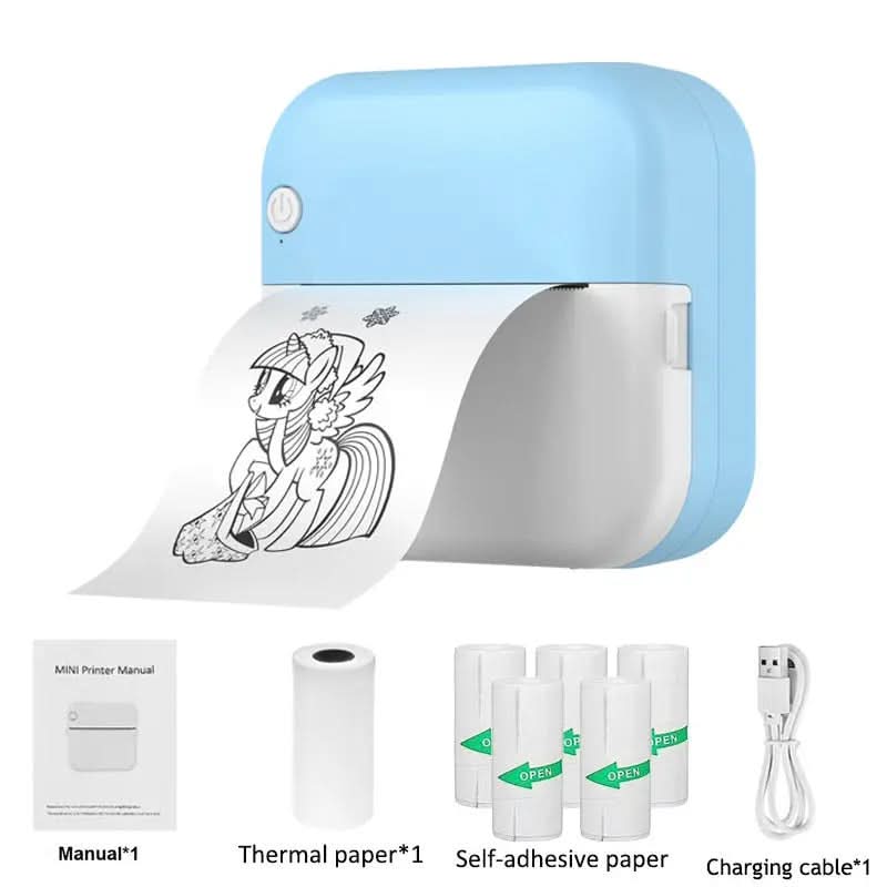 Student Mini Thermal Label Printer Les Visionnaires