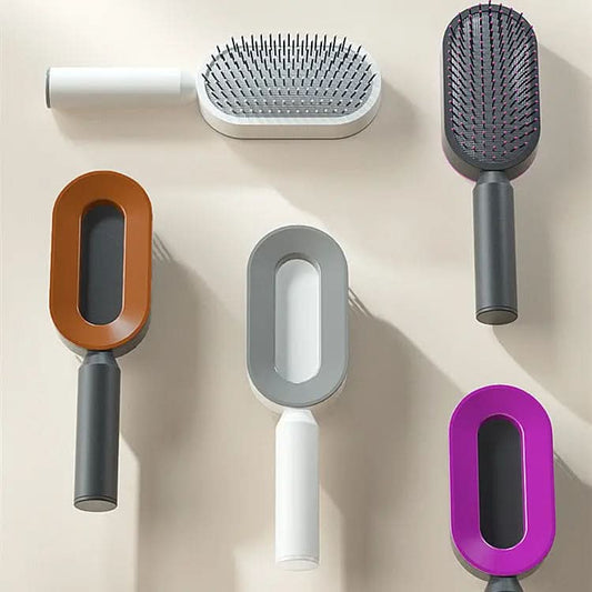 Brosse à cheveux autonettoyante pour femmes Les Visionnaires