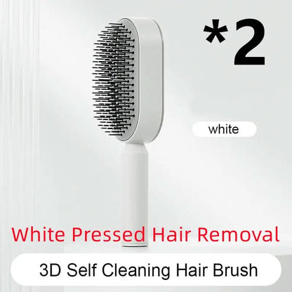 Brosse à cheveux autonettoyante pour femmes Les Visionnaires