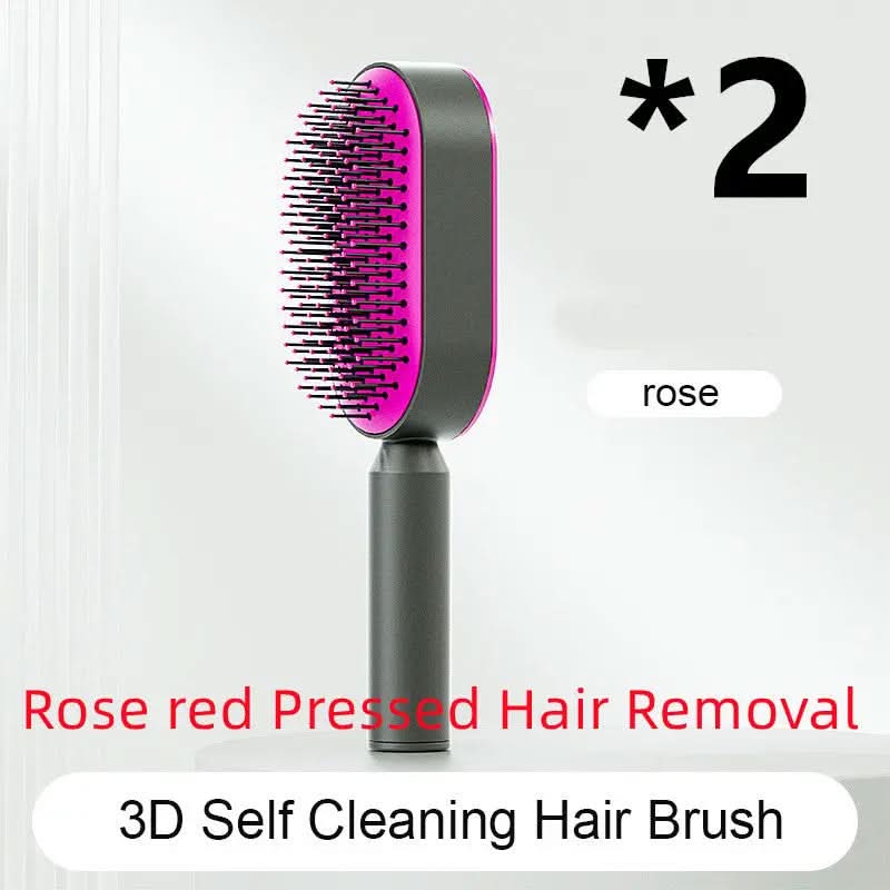 Brosse à cheveux autonettoyante pour femmes Les Visionnaires