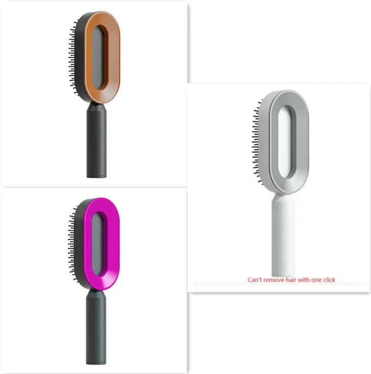 Brosse à cheveux autonettoyante pour femmes Les Visionnaires