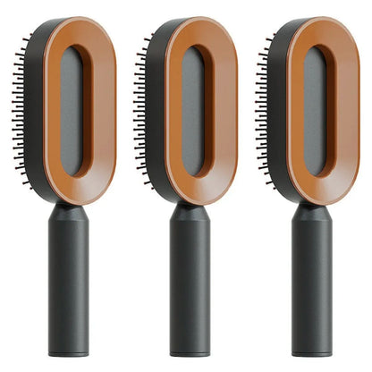 Brosse à cheveux autonettoyante pour femmes Les Visionnaires