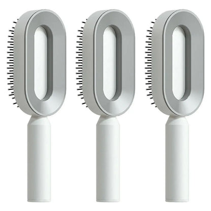 Brosse à cheveux autonettoyante pour femmes Les Visionnaires