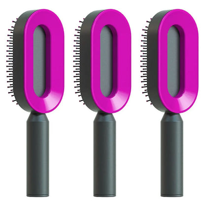 Brosse à cheveux autonettoyante pour femmes Les Visionnaires