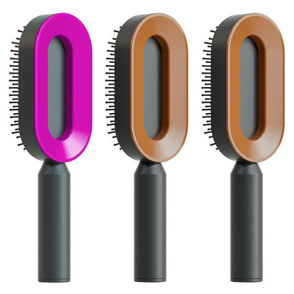 Brosse à cheveux autonettoyante pour femmes Les Visionnaires