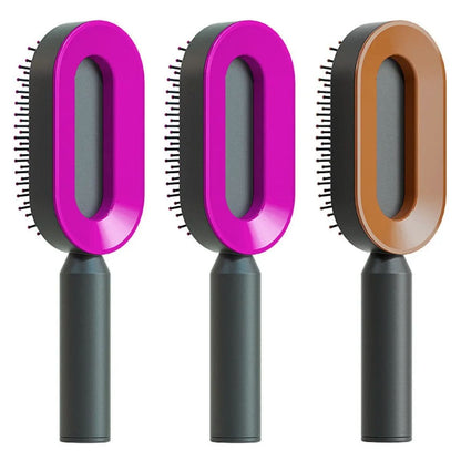Brosse à cheveux autonettoyante pour femmes Les Visionnaires