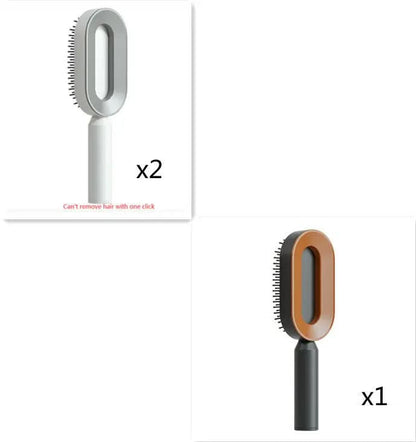 Brosse à cheveux autonettoyante pour femmes Les Visionnaires