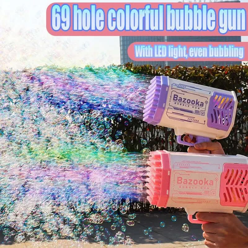 Pistolet à Bulles Rocket 69 Trous Les Visionnaires