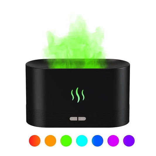 Diffuseur d’arômes avec lumière de flamme et humidificateur de brume Les Visionnaires