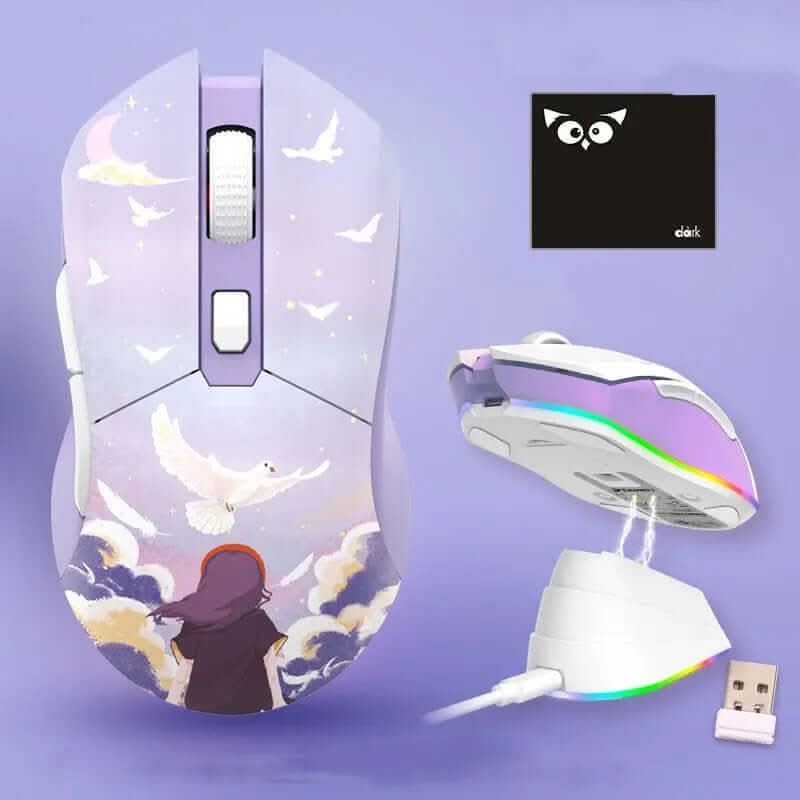 Souris de jeu sans fil et filaire Les Visionnaires
