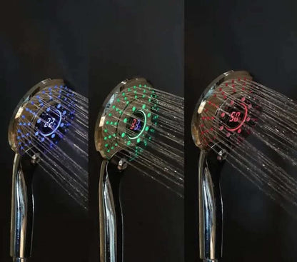 Pomme de douche LED à capteur de température Les Visionnaires