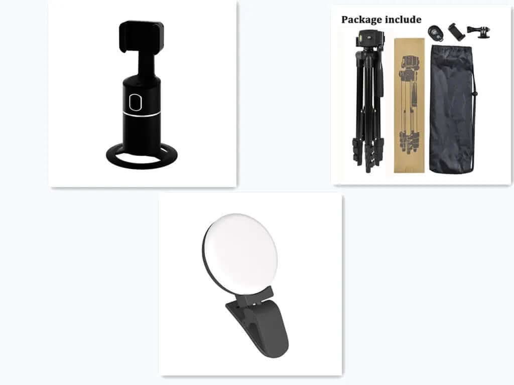 Support Mobile Intelligent avec Reconnaissance Faciale Les Visionnaires