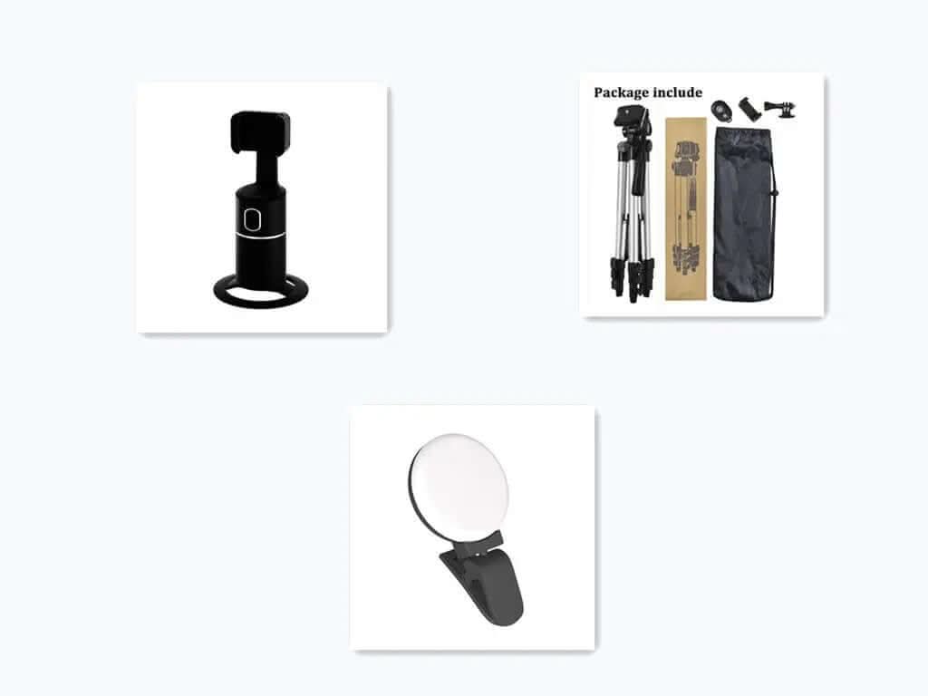 Support Mobile Intelligent avec Reconnaissance Faciale Les Visionnaires