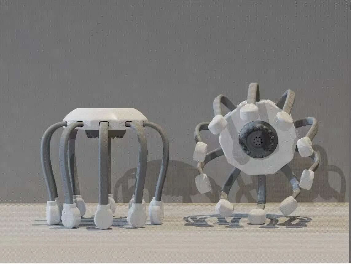 Masseur de tête électrique intelligent en forme de pieuvre Les Visionnaires