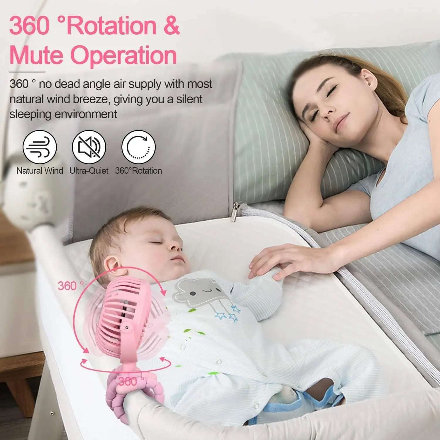 Ventilateur Portable pour Poussette Les Visionnaires